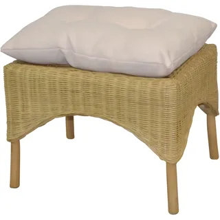 Hofmann Living And More Sitzhocker Polyester 53 x 39 x 40 cm Beige