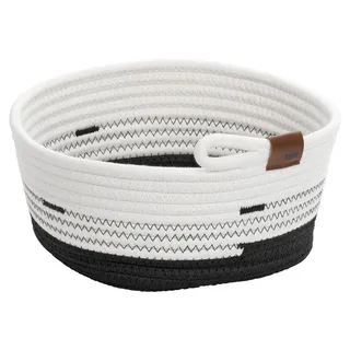 Kela Aufbewahrungskorb Hedda flexibel einsetzbar 25 x 20 x 12 cm grau