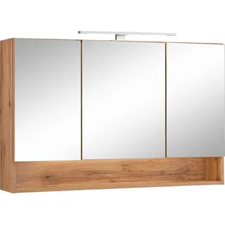 WELLTIME Soria 100 cm braun mit LED