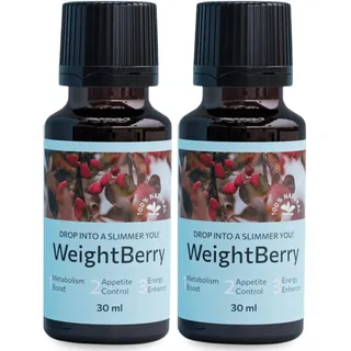 2x WeightBerry – Natürlich zur Gewichtsreduktion, 30 ml