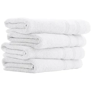 SCHIESSER Brooklyn Handtuch 50 x 100 cm weiß