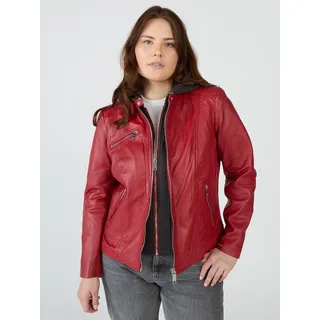 Maze Lederjacke »Lederjacke 42021318«, rot