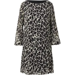 s.Oliver Schwarz Label Plissee-Kleid