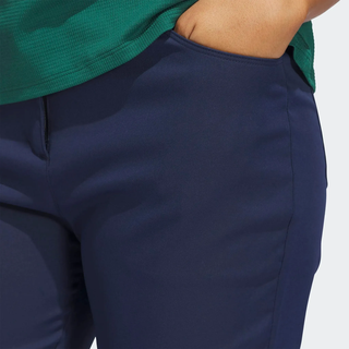 Golfhose ADIDAS PERFORMANCE "ULTIMATE365 TWISTWEAVE FIVE-POCKET", Damen, Gr. 38, K-Gr, blau (conavy k, gr, kurz, gr.), Obermaterial: 100% Polyester, Hosen Golfhose