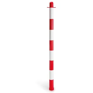 Perel Absperrpfosten 90 cm Rot/Weiß