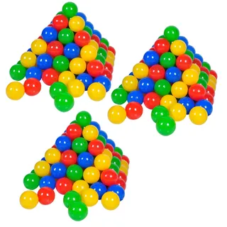 Knorrtoys 56790 - Bälleset ca. Ø6 cm - 300 Stück, colorful« 300 Stück, bunt