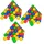 56790 - Bälleset ca. Ø6 cm - 300 Stück, colorful« 300 Stück, bunt