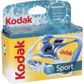 Kodak Sport Camera Einwegkamera, Blau, Gelb