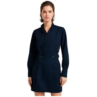G-Star Wrap Langarmkleid Blau XL