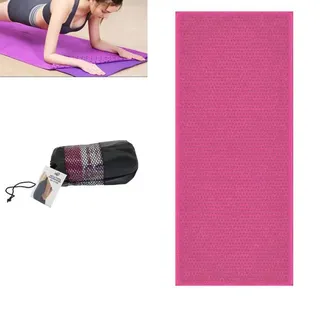 Blatt Handtuch Anti-rutsch Matte Yoga Strandtücher Mikrofaser Pilates Pink 94496