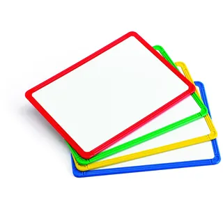 Gerahmte Whiteboards aus Metall, 4 Stück