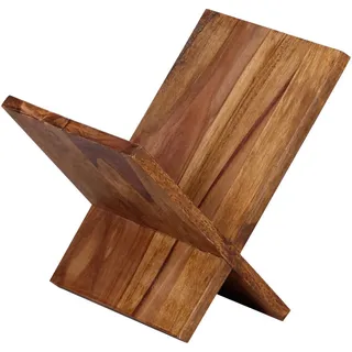 Wohnling Wohnling, Zeitungsständer WL1.590 sheesham Holz, DIN A4