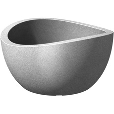 Bild Wave Globe Bowl Stony Grey,