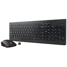Lenovo Essential Wireless Combo - keyboard and mouse set - Russian / Cyrillic - Tastatur & Maus Set - Russich - Schwarz