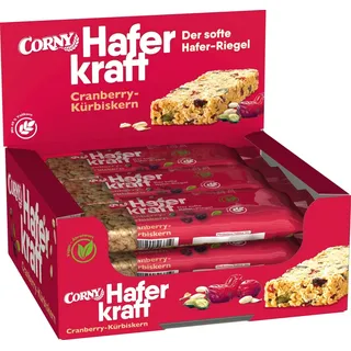 CORNY Haferkraft Cranberry-Kürbiskern 12 x 65 g