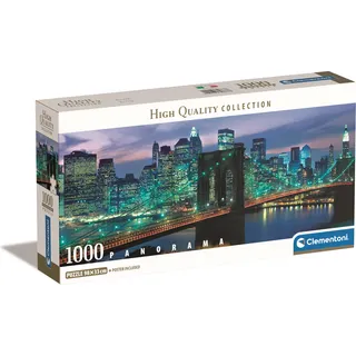 Clementoni Puzzle New York Panorama - 1000 Teile - Erwachsene