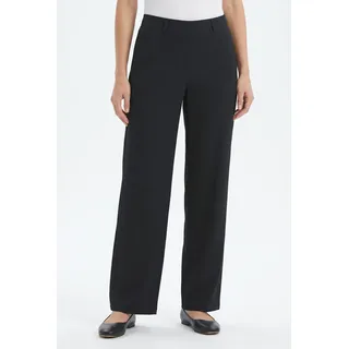 Marlene-Hose KJBRAND, Damen, Gr. 52, N-Gr, schwarz, Web, Obermaterial: 63% Polyester, 35% Viskose, 2% Elasthan, unifarben, figurumspielend normal, Hosen Marlene-Hose, mit Taschen