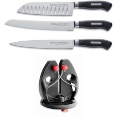 F. DICK ActiveCut Set (4-Teiliges Messerset, bestehend aus Santoku/Brotmesser/Tranchiermesser/Rapid Steel, Küchenmesser) 89090000