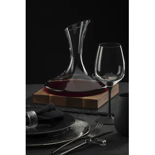 Eisch Vorteilset 12 Stück Rotweinglas 500/2 KAYA BLACK 77350020 und Geschenk + Spende - Schwarz