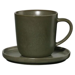 ASA Espressotasse mit Unterer, nori  d. 6 cm, h. 6 cm, 0,08 l. - Grün