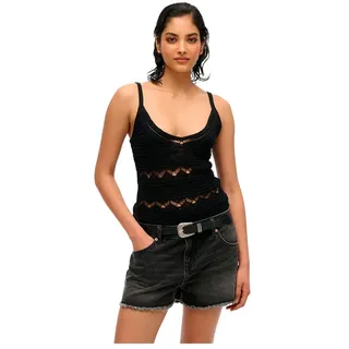 Superdry W6012031a ärmelloses T-shirt / Black - M