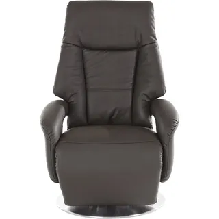 sit&more TV-Sessel Enjoy Kunstleder 74 x 109 x 77 cm Braun mit Liegeposition