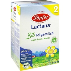 Bild Lactana Bio Folgemilch 2 600 g
