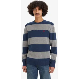 Levi's Levi's® Strickpullover ORIGINAL HM Sweater mit Streifenmuster, blau