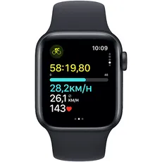 Bild von Watch SE 2023 GPS + Cellular 40 mm Aluminiumgehäuse mitternacht, Sportarmband mitternacht M/L