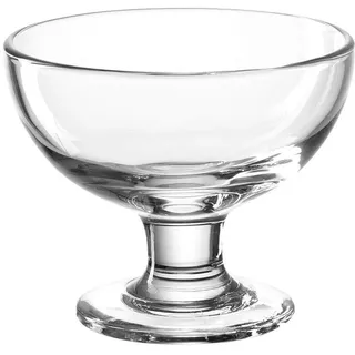 Leonardo 020851 Schüssel Dessertschale 0,36 l Rund Glas transparent 1 Stück(e) - Dessertschale, 0,36 l, Rund, Glas, Transparent, Schale