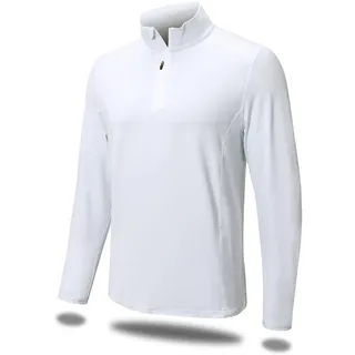 MEETWEE Poloshirt Herren Golf Langarm Männer, Funktionsshirt Polohemd UV Schutz Shirt Schnell Trocknend Atmungsaktives Sport Outdoor