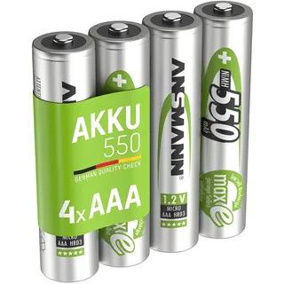 Ansmann maxE Micro AAA 550 mAh 1,2 V 4 Stück)