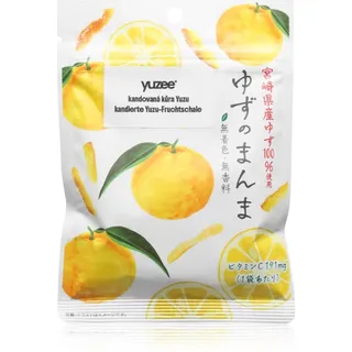 Yuzee Getrocknete kandierte Yuzu-Schalen Zitronenschale 33 g