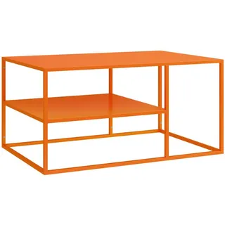 [en.casa] Couchtisch Solund Orange Metall 90 x 45 x 60 cm