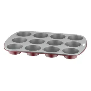 Kaiser Classic Plus Muffinform für 12 Muffins, Backform dient zum Backen und Braten im Backofen, Maße: 38 x 27 cm