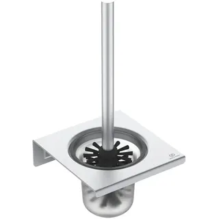 Ideal Standard WC-Bürstengarnitur Alu+ Silber (160x170x347 mm)