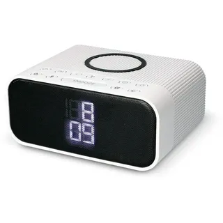 Ksix Bluetooth-lautsprecher Mit Wecker Und Radio 10w - White