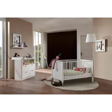 Wimex Babymöbel-Set »Helsingborg«, (Spar-Set, 2 St.), Bett + Wickelkommode, weiß