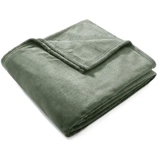 my home Wohndecke »Tianna« weiche Kuscheldecke, 150x200 cm, grün