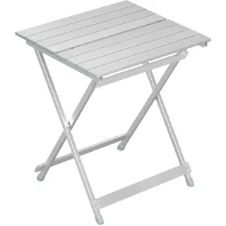 Woltu Campingtisch klappbar 50,5 x 59,5 x 47 cm Silber