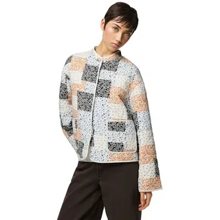 Pieces Rikke Jacke - Cloud Dancer / Patchwork - S