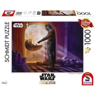 Schmidt Spiele Thomas Kinkade Studios: Star Wars The Mandalorian Turning Point 1000 Teile