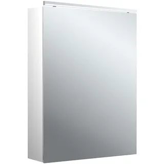 emco pure 2 classic LED-Lichtspiegelschrank mit Aufsatzleuchte, eine Tür, wechselbarer Anschlag, 500x729x178mm, 979705510
