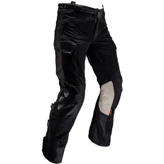 Leatt Adventure Flowtour 5.5, Textilhose - Schwarz/Grau/Gold - M