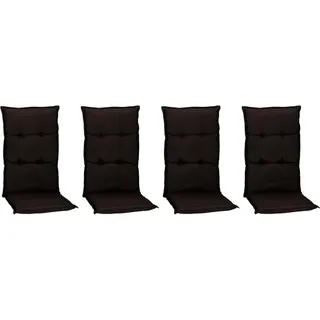 Beo Sitzauflage Hochlehner Trier 4er-Set Dunkelgrau