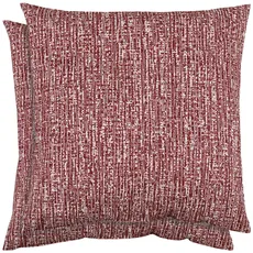 GO-DE Dekokissen »Klara«, 2er Set, 48x10x48 cm, rot