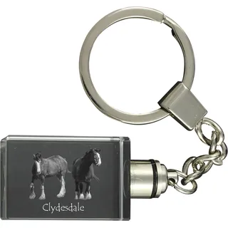 Clydesdale - Wanduhr mit Pferd, Uhr mit Druck für das Regal, personalisierte Hausdekoration der Marke Art-Dog