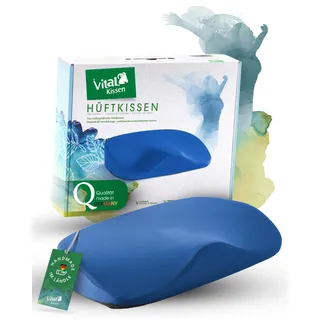 VitaL Kissen® – Hüftkissen- das Original. Orthopädisches Sitzkissen – Ergonomisches Keilkissen für Bürostuhl & Stuhl – Entlastet Rücken, Hüfte, Knie & LWS – Gegen Schmerzen & für aufrechtes Sitzen