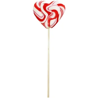 Herz Lolly rot weiß rosa Liebeslolly Lutscher in Herzform 45g