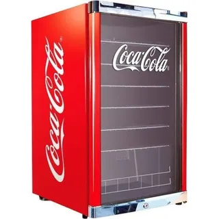 CUBES HC 166 Coca Cola Getränkekühlschrank (115 l, 845 mm hoch, Rot)